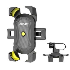 Держатель телефона для велосипеда Dudao Bicycle Motorcycle Hirlebar Phone 360 ​​Holder, черный цена и информация | Держатели для телефонов | 220.lv