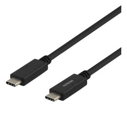Deltaco USBC-2002M, USB-C, 2 m цена и информация | Кабели и провода | 220.lv