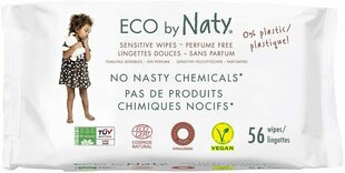Mitrās salvetes Eco by Naty, 3x56 gab cena un informācija | Mitrās salvetes, vienreizlietojamie paladziņi | 220.lv