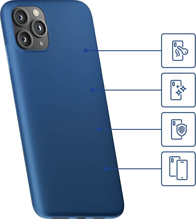 3MK Matt telefona vāciņš paredzēts iPhone 12 Mini, zils цена и информация | Telefonu vāciņi, maciņi | 220.lv