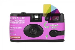 Lomochrome Purple 400 Simple Use, purple cena un informācija | Digitālās fotokameras | 220.lv