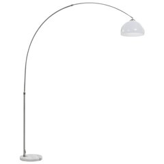 vidaXL arkveida stāvlampa, 60 W, E27, 200 cm, sudraba krāsā цена и информация | Торшеры | 220.lv