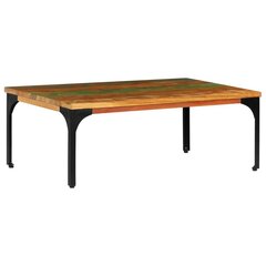 vidaXL kafijas galdiņš, 100x60x35 cm, pārstrādāts masīvkoks cena un informācija | Žurnālgaldiņi | 220.lv