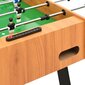 vidaXL futbola galds, salokāms, 121x61x80 cm, gaiši brūns цена и информация | Galda spēles | 220.lv