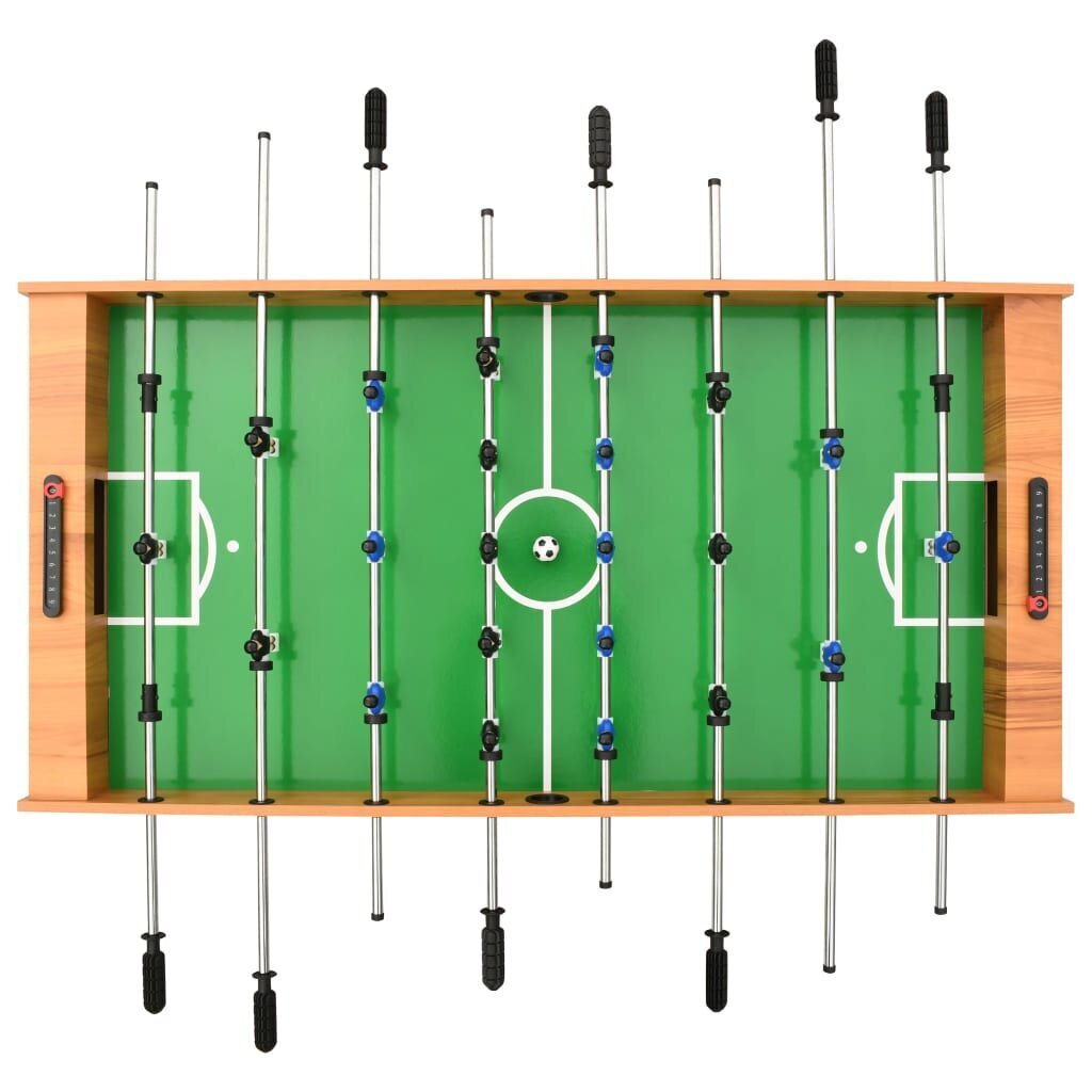 vidaXL futbola galds, salokāms, 121x61x80 cm, gaiši brūns цена и информация | Galda spēles | 220.lv