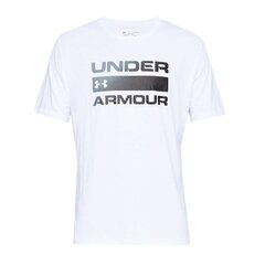 Спортивная мужская футболка Under Armour Team Issue Wordmark M 1329582-100, 47608, белая цена и информация | Мужская спортивная одежда | 220.lv