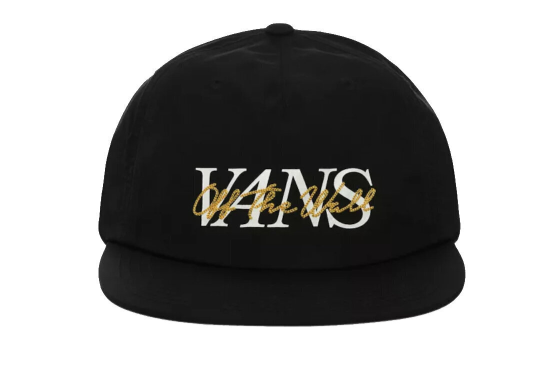 Cepure ar nagu vīriešiem Vans On The Vans Shallow Cap VN0A4TQ2BLK, melna цена и информация | Vīriešu cepures, šalles, cimdi | 220.lv