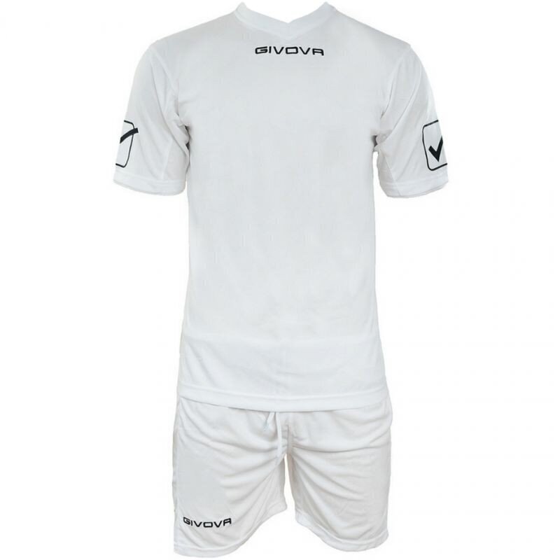 Treniņtērps vīriešiem Givova white KITC48 0003, balts цена и информация | Sporta apģērbs vīriešiem | 220.lv