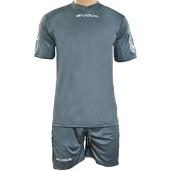 Спортивный костюм для мужчин Kit Givova KITC48 0023, серый цена и информация | Мужская спортивная одежда | 220.lv