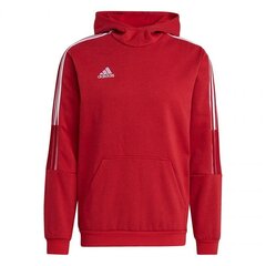 Vīriešu džemperis Adidas Tiro 21 Sweat Hoody M GM7353 78025, sarkans цена и информация | Мужские толстовки | 220.lv