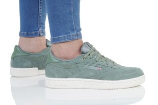 Kedas meitenēm Reebok Club C 85 MCC, zaļas cena un informācija | Sporta apavi bērniem | 220.lv