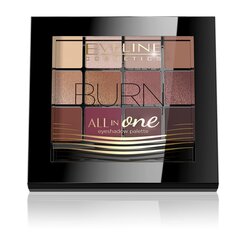 Палитра теней Eveline All In One Eyeshadow 03 Burn, 12 г цена и информация | Тушь, средства для роста ресниц, тени для век, карандаши для глаз | 220.lv