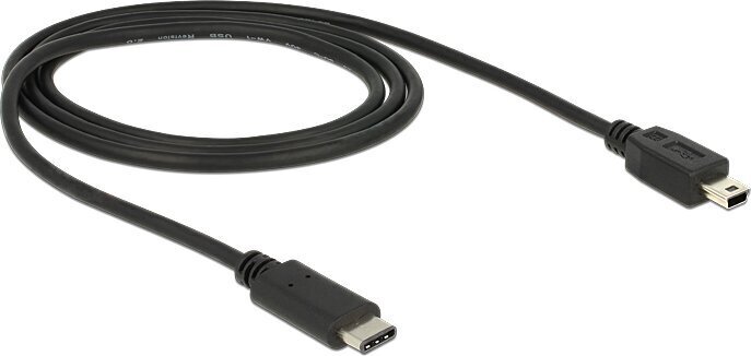 Delock 83603, USB-C/Mini USB-B, 1 m цена и информация | Kabeļi un vadi | 220.lv