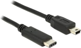 Delock 83603, USB-C/Mini USB-B, 1 m cena un informācija | Kabeļi un vadi | 220.lv