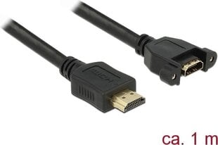 Delock 85102, HDMI, 1 m cena un informācija | Kabeļi un vadi | 220.lv