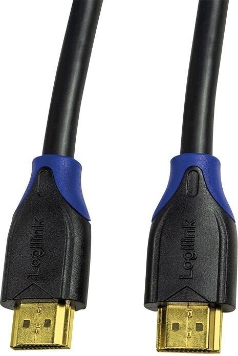 HDMI kabelis ar ārējo tīklu LogiLink CH0063 3 m Melns cena un informācija | Kabeļi un vadi | 220.lv