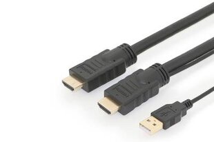 Assmann AK-330122-200-S, HDMI/DP, 20 m cena un informācija | Kabeļi un vadi | 220.lv