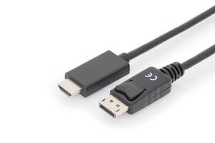 Assmann AK-340303-030-S, HDMI/DP, 3 м цена и информация | Кабели и провода | 220.lv