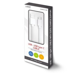 Savio CL-126, USB-C/USB-A, 1 м цена и информация | Кабели и провода | 220.lv