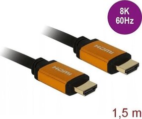 Delock 85728, HDMI, 1.5 m cena un informācija | Kabeļi un vadi | 220.lv