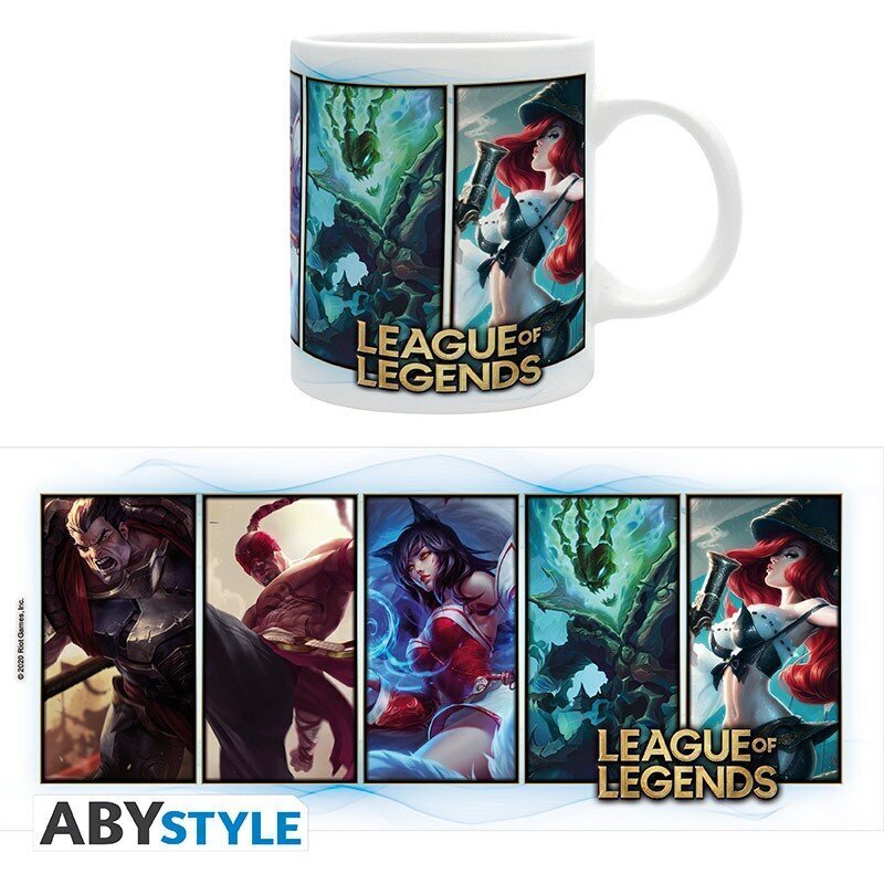 League of Legends Champions 320ml Mug cena un informācija | Datorspēļu suvenīri | 220.lv