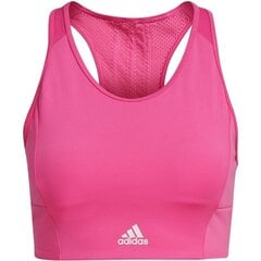 Спортивный бюстгальтер для женщин Adidas 3-Stripes Sport Bra Top W GU9645, розовый цена и информация | Бюстгальтеры | 220.lv