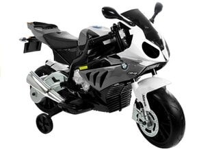 Elektriskais motocikls bērniem BMW S1000RR, sudrabains cena un informācija | Elektromobīļi bērniem | 220.lv