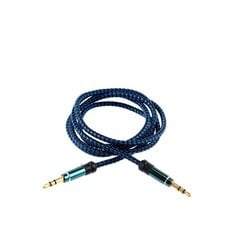 Tellur Audio Cable Jack 3.5mm 1m - Black cena un informācija | Kabeļi un vadi | 220.lv