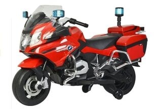 Elektriskais motocikls bērniem BMW R1200 Police, sarkans cena un informācija | Bērnu elektroauto | 220.lv