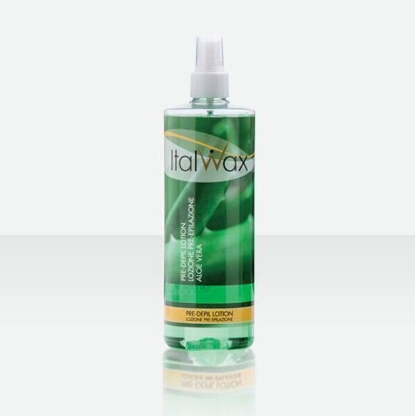 Losjons pirms vaksācijas Italwax Pre wax LOTION with Aloe Vera 500ml цена и информация | Depilācijas līdzekļi, vaksācijas piederumi | 220.lv