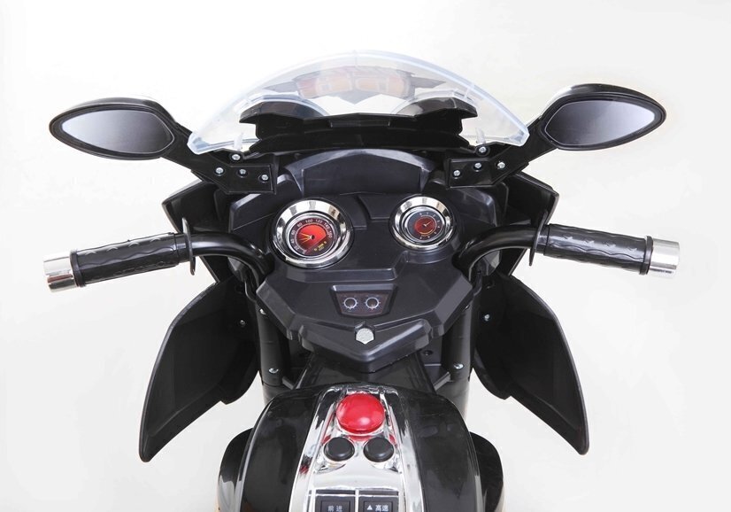 Elektriskais motocikls bērniem PB378, melns cena un informācija | Bērnu elektroauto | 220.lv