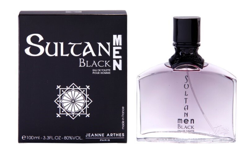 Tualetes ūdens Jeanne Arthes Sultane Men Black EDT vīriešiem 100 ml cena un informācija | Vīriešu smaržas | 220.lv