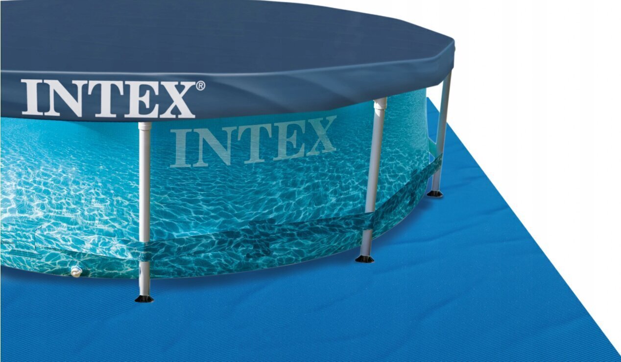 Karkasa baseins Intex 305x76, ar filtru, sūkni, termometru cena un informācija | Baseini | 220.lv