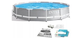 Karkasa baseins Intex 366x76 cm, bez filtra cena un informācija | Baseini | 220.lv