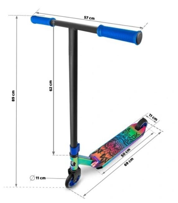 Triku skrejritenis Soke Neo Chrome Freestyle цена и информация | Skrejriteņi | 220.lv
