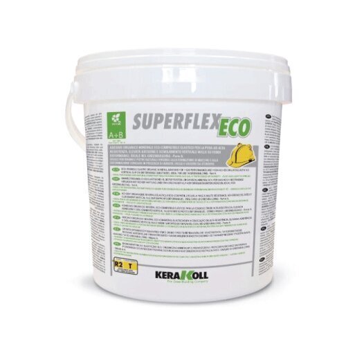 Minerālā līme Superflex Eco A+B, 8 kg, balta cena un informācija | Līmes | 220.lv