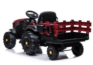 Elektromobilis traktors ar piekabi BDM0925, sarkans cena un informācija | Bērnu elektroauto | 220.lv
