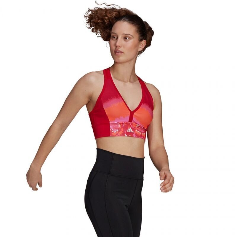 Sporta krūšturis sievietēm Adidas Farm All-Over-Print Bra Top Aeroready W GM7144 цена и информация | Sporta apģērbs sievietēm | 220.lv