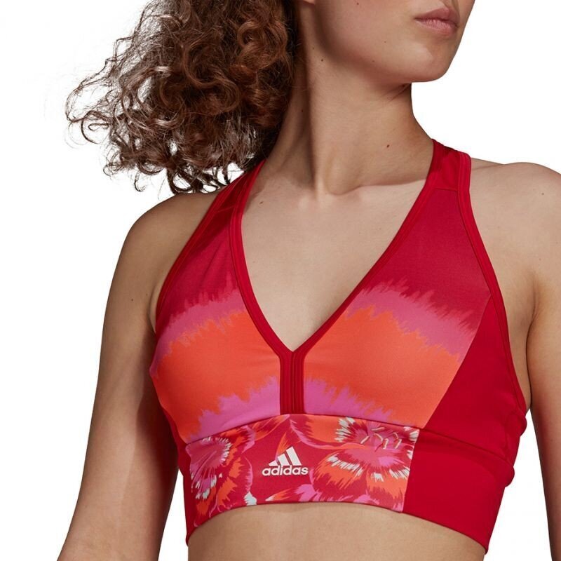 Sporta krūšturis sievietēm Adidas Farm All-Over-Print Bra Top Aeroready W GM7144 cena un informācija | Sporta apģērbs sievietēm | 220.lv