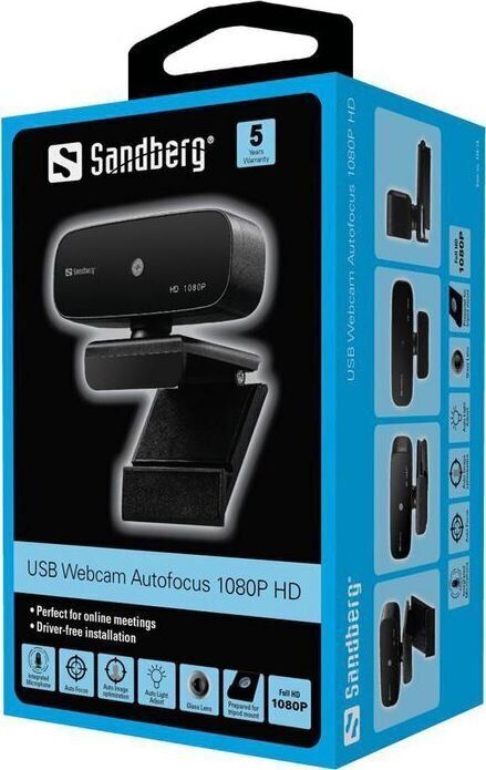Sandberg 134-14 cena un informācija | Datoru (WEB) kameras | 220.lv