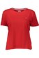 Sieviešu T-krekls Tommy Hilfiger, sarkans cena un informācija | T-krekli sievietēm | 220.lv