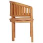vidaXL banāna formas krēsli, 2 gab., masīvs tīkkoks cena un informācija | Dārza krēsli | 220.lv