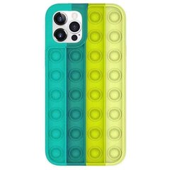 Антистрессовый силиконовый чехол Mocco Bubble Case для Apple iPhone 11 Pro Max, зеленый цена и информация | Чехлы для телефонов | 220.lv