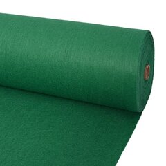 vidaXL pasākumu paklājs, 1,6x12 m, zaļš цена и информация | Коврики | 220.lv