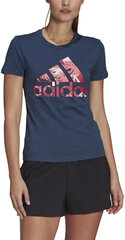 Adidas Футболки W Trpcl G T Blue цена и информация | Женские футболки | 220.lv