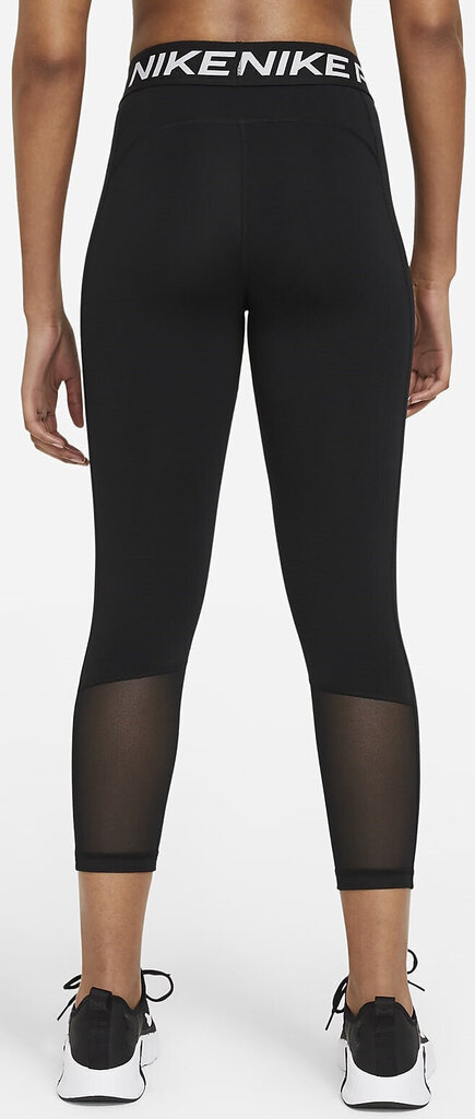 Sporta legingi sievietēm - Nike W Np 365 Tight Crop Black, melni цена и информация | Sporta apģērbs sievietēm | 220.lv