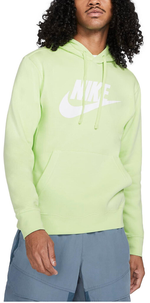 Džemperis vīriešiem Nike M Nsw Club Hoodie Po BB Green, zaļš cena un informācija | Vīriešu jakas | 220.lv