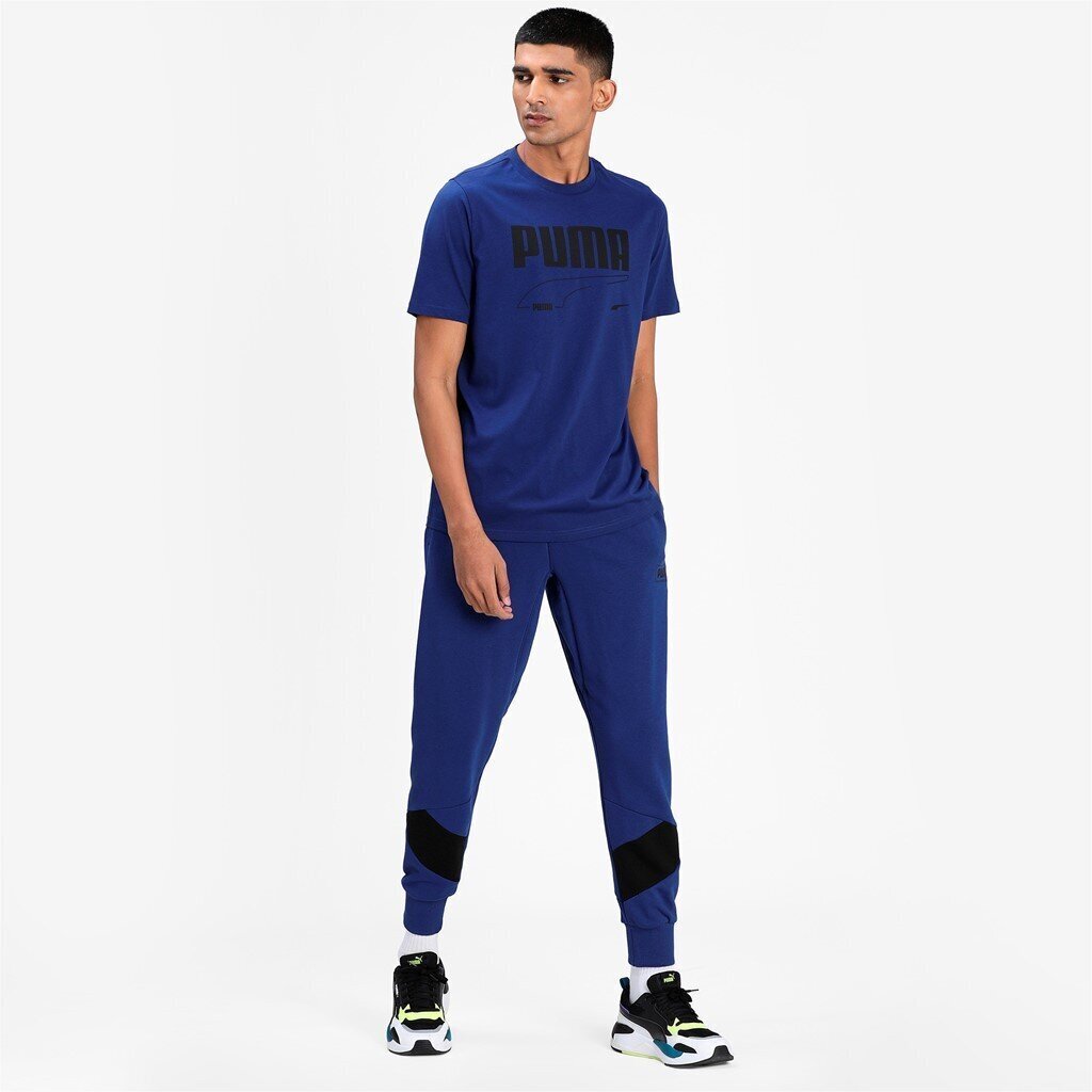 T-krekls vīriešiem - Puma Rebel Tee Elektro Blue, zils cena un informācija | Vīriešu T-krekli | 220.lv