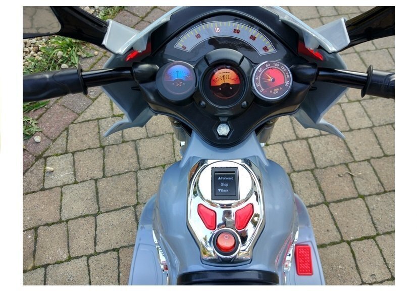 Elektriskais motocikls bērniem HC8051, sudrabains cena un informācija | Bērnu elektroauto | 220.lv