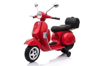 Электрический детский мотоцикл Vespa, красный цена и информация | Электромобили для детей | 220.lv